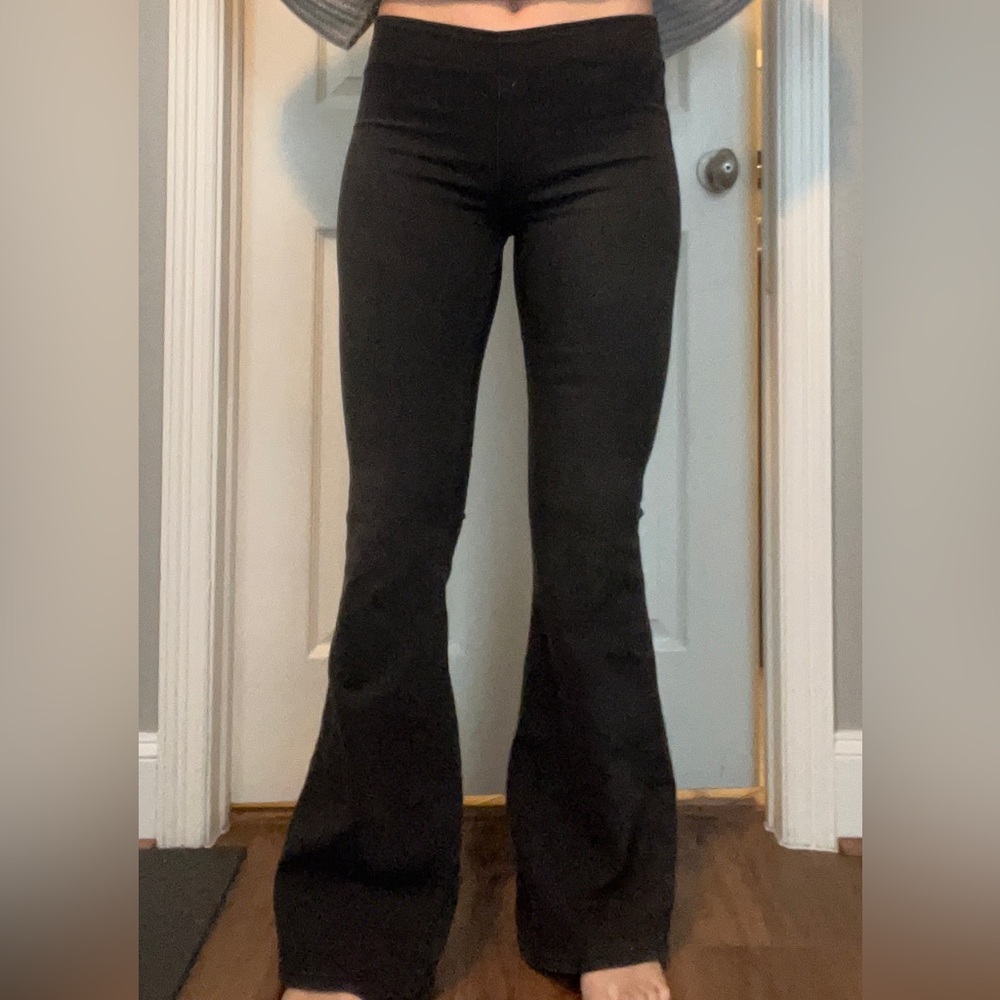 Free People Dark Grey Flare Jeans